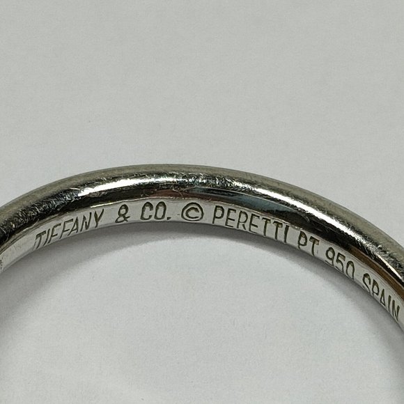 Tiffany and Co. Ring Curved band Peretti Platinum - Picture 6 of 8